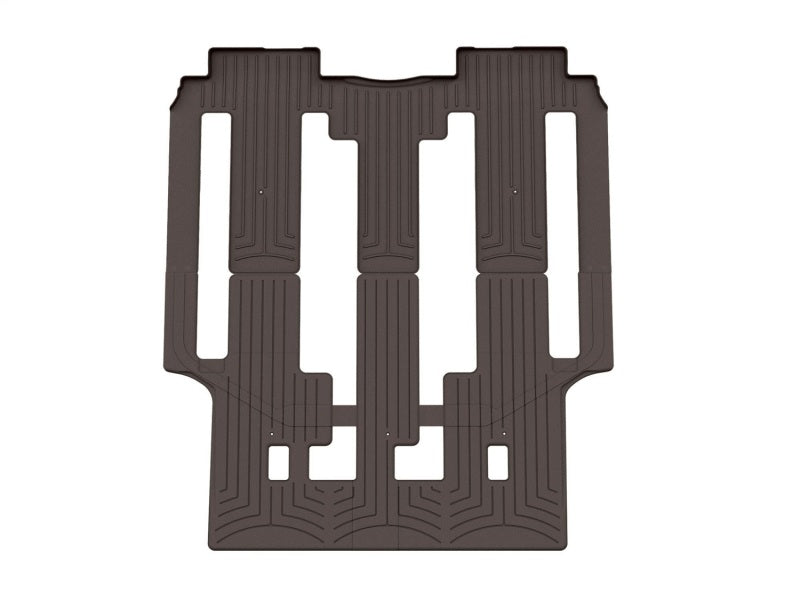 WeatherTech FloorLiner HP for Kia Carnival 2022-2024 Rear and Third Row Cocoa