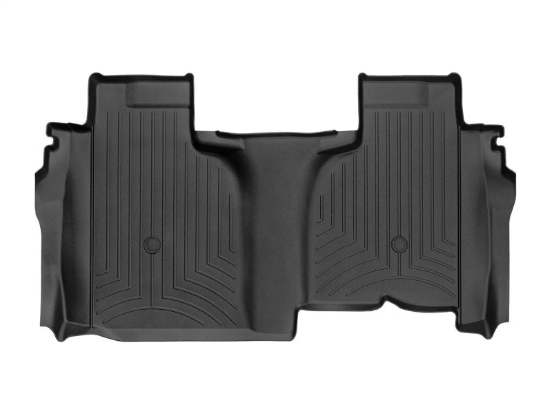 WeatherTech DigitalFit Rear FloorLiner for 2019 Chevrolet Silverado 1500 and GMC Sierra 1500 Double Cab - Black
