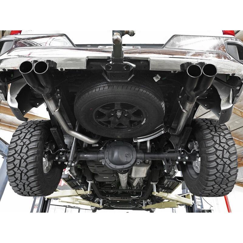 aFe Vulcan Series 3-2.5in 304SS Exhaust Cat-Back w/Blk Tips 2019 GM Silverado/Sierra 1500 L4-2.7L(t)-SR1 Performance