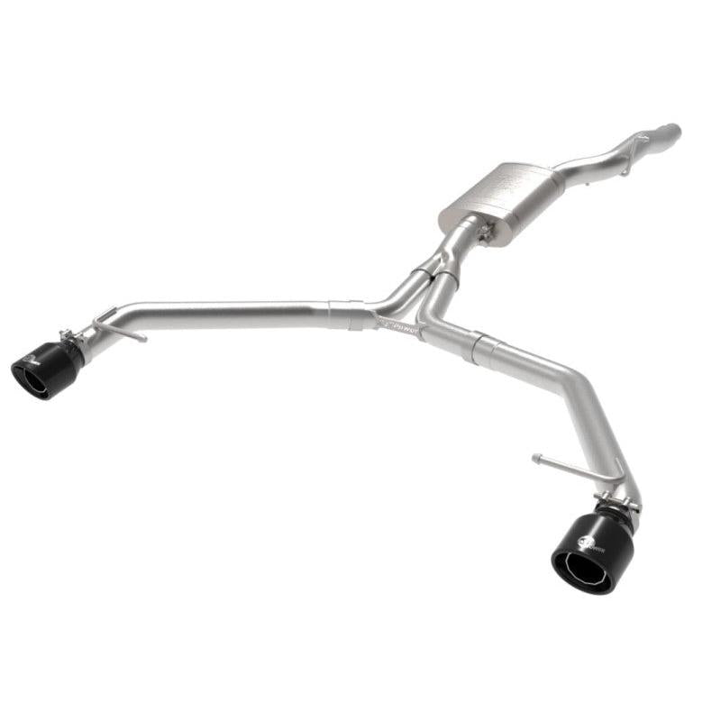 afe MACH Force-Xp 13-16 Audi Allroad L4 SS Axle-Back Exhaust w/ Black Tips