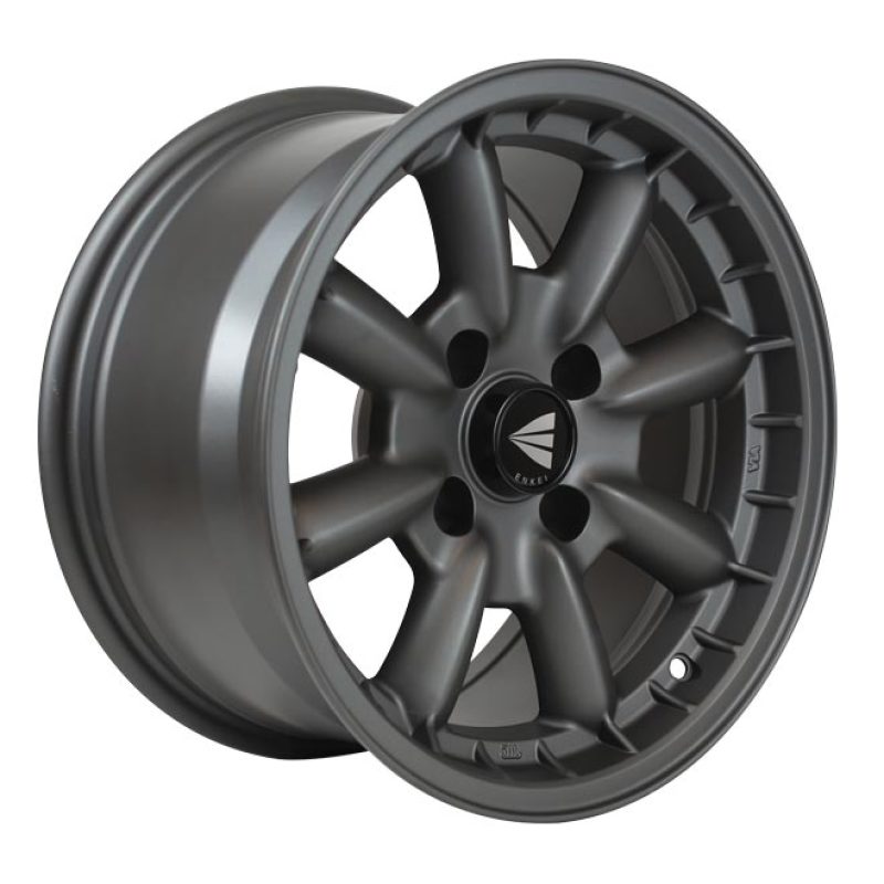 Enkei Compe 15x7 38mm Offset 4x100 Bolt Pattern 72.6mm Bore Dia Matte Gunmetal Wheel-SR1 Performance