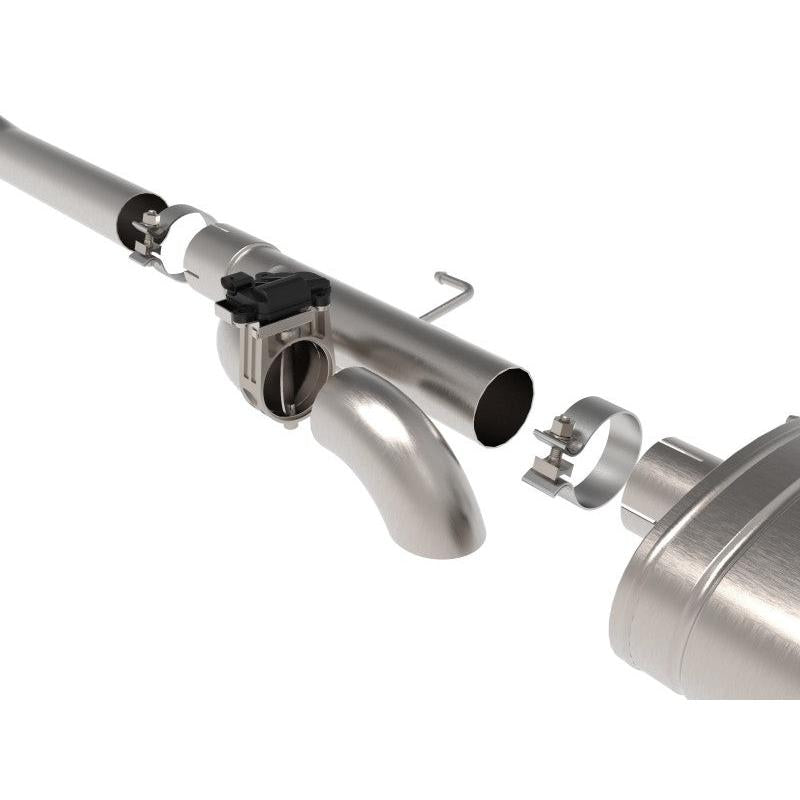 aFe Gemini XV 3in 304 SS Cat-Back Exhaust 2021 Ford F-150 V6 2.7L/3.5L (tt)/V8 5.0L w/ Polished Tips