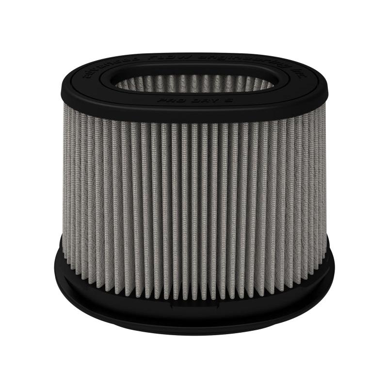 aFe Momentum Pro DRY S Univ Air Filter 6-3/4 x 4-3/4in F x 8-1/4 x 6-1/4in B x 7-1/4 x 5in T x 6in H-SR1 Performance