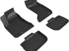 2012-2023 Dodge Charger AWD 3D MAXpider All-Weather Floor Mats Custom Fit Kagu Series (1st & 2nd Row, Black)