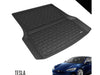 2015-2020 Tesla Model S Rear Cargo Mat Liner 3D MAXpider Kagu -Cross Fold Black