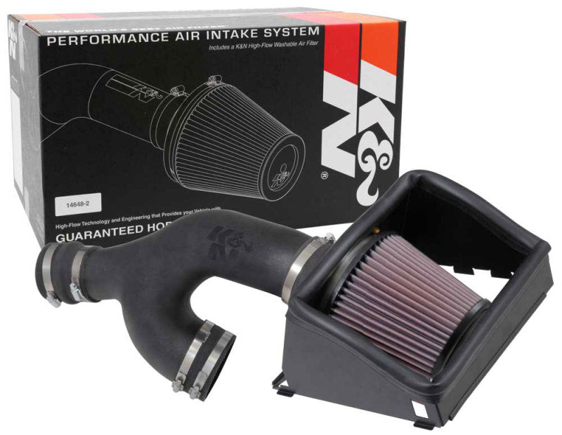 K&N 2017 Ford F150 Ecoboost V6-3.5L F/I Performance Air Intake Kit-SR1 Performance