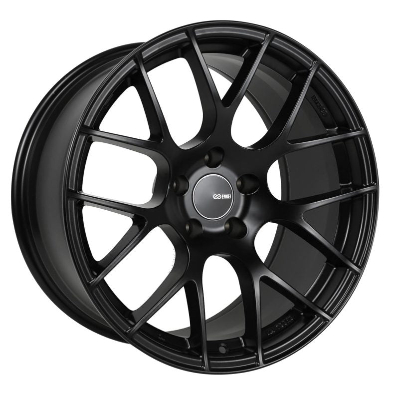 Enkei Raijin 18x8 45mm Offset 5x114.3 Bolt Pattern 72.6 Bore Dia Matte Black Wheel-SR1 Performance