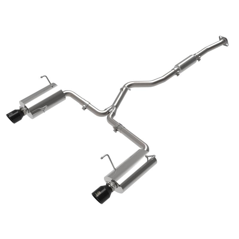 aFe Subaru Forester XT 14-18 H4-2.5L (t) Takeda 2-1/2in to 2-1/4in 304 SS Cat-Back- Black Tip-SR1 Performance