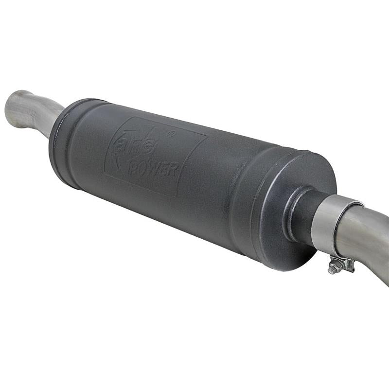 aFe Rebel Series 2.5in. 304 SS C/B Exhaust System 2018 Jeep Wrangler (JL) V6-3.6L - Polished Tip-SR1 Performance