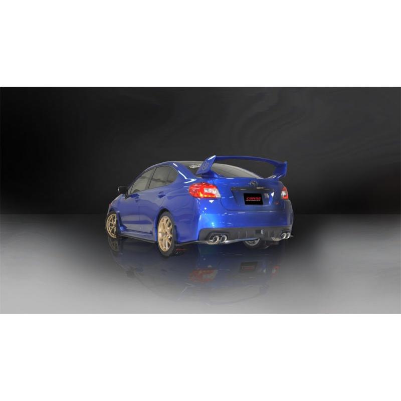 Corsa 2015-2021 Subaru WRX Cat Back Exhaust Polished Quad 3.5in Tips Sport