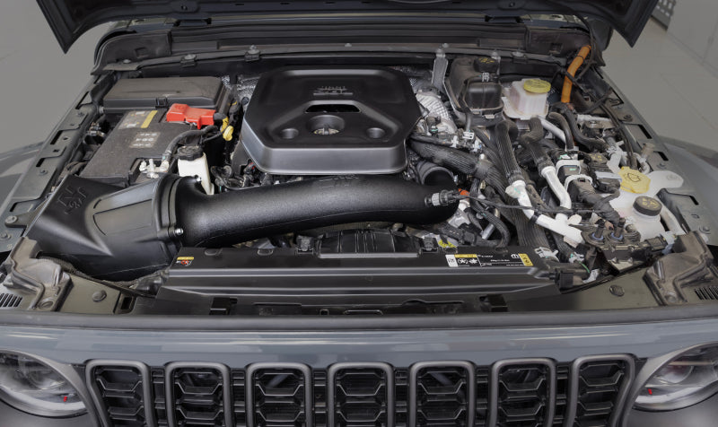 K&N 2024 Jeep Wrangler 4xE 63 Series Air Intake-SR1 Performance