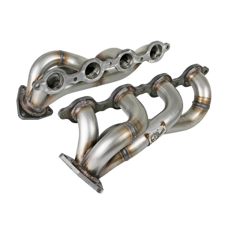 aFe Twisted Steel 1-3/4in 304SS Shorty Headers 2019 GM Silverado / Sierra 1500 V8-5.3L/6.2L-SR1 Performance