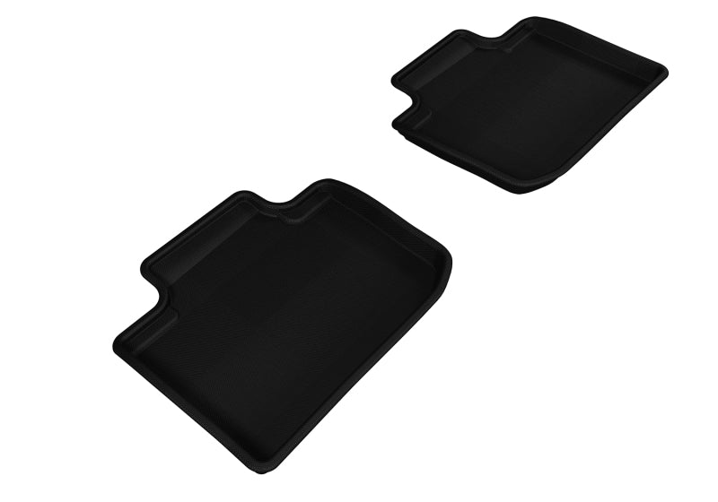 3D MAXpider 2014-2020 Lexus IS Kagu 2nd Row Floormats - Black-SR1 Performance