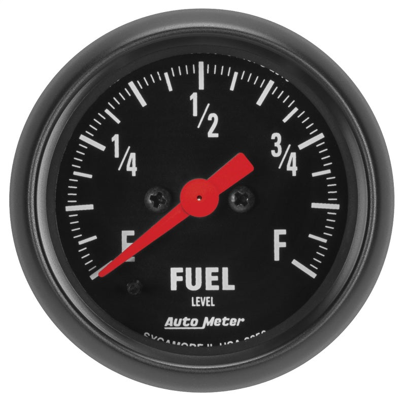 Autometer Z Series 0-280Ohm 2-1/16in. Programmable Fuel Level Gauge-SR1 Performance