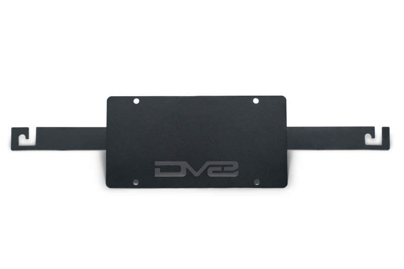 DV8 Offroad Front License Plate Mount for 2021-2023 Ford Bronco - Center Bumper Relocation