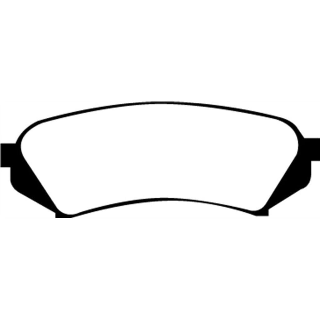 EBC Greenstuff 98-07 Lexus LX470 Rear Brake Pads – Heavy Duty Off-Road Brake Solution