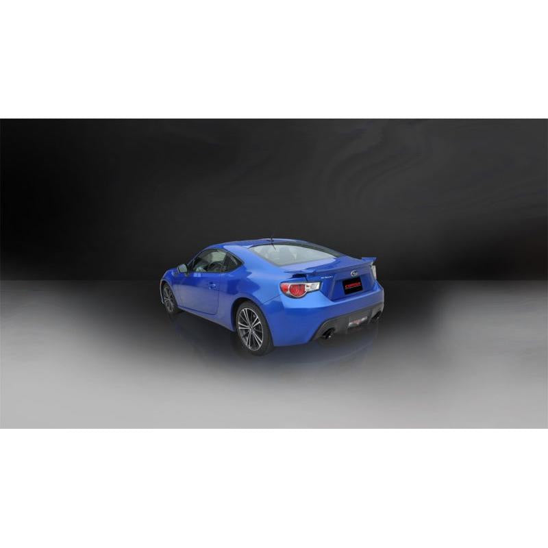 Corsa 2012-2020 Scion FRS / Subaru BRZ Black Tip Sport Cat-Back Exhaust