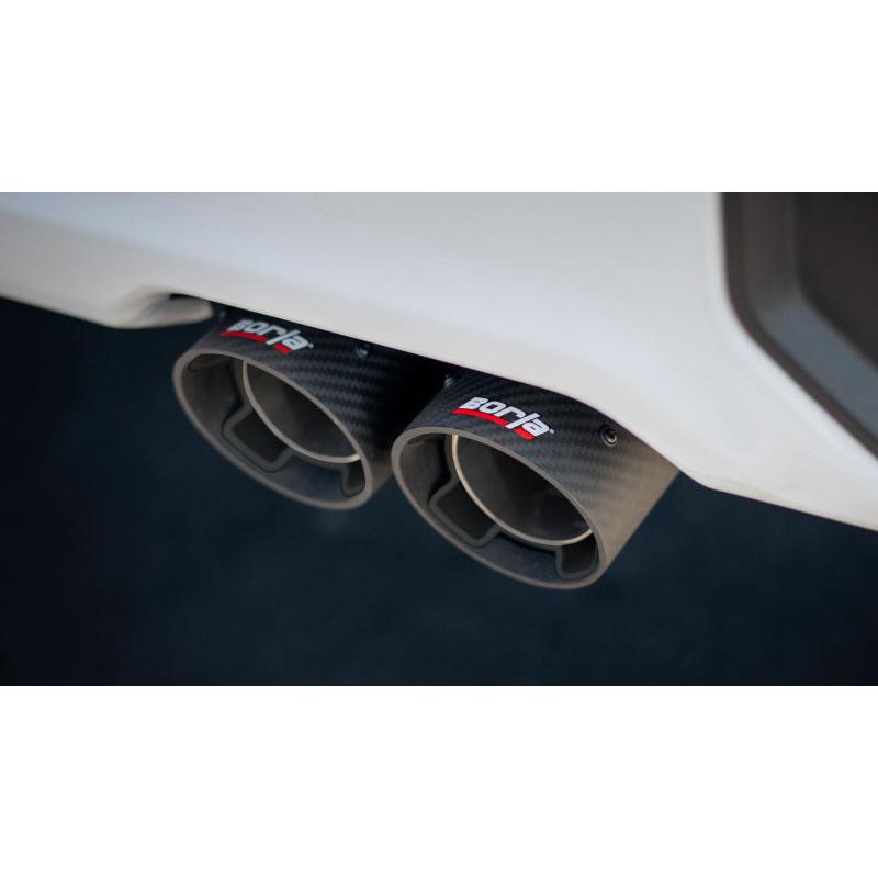 Borla 2024 Chevy Silverado 1500 6.2L V8 ATAK Catback Exhaust w/ Simulator - CF Black Anodized