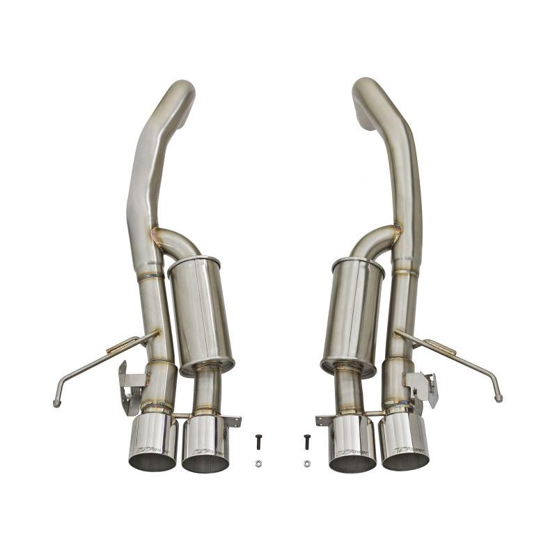 aFe MACHForce XP 3in-2 1/2in Axle Back 304SS Exhaust w/ Polished Tips 15-17 Chevy Corvette Z06