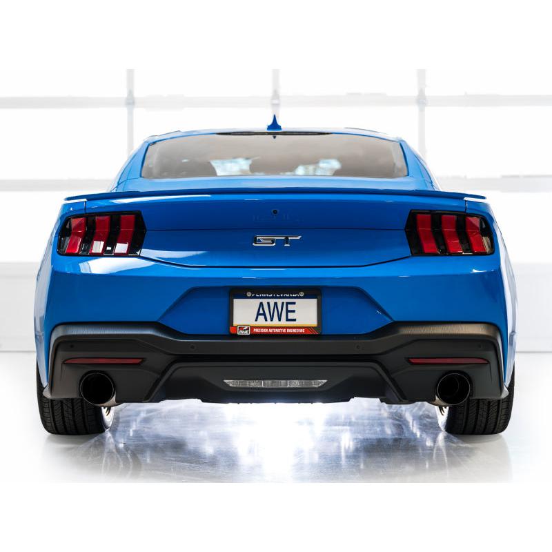 AWE 2024 Ford Mustang GT Fastback S650 RWD Touring Catback Exhaust w/ Dual Diamond Black Tips