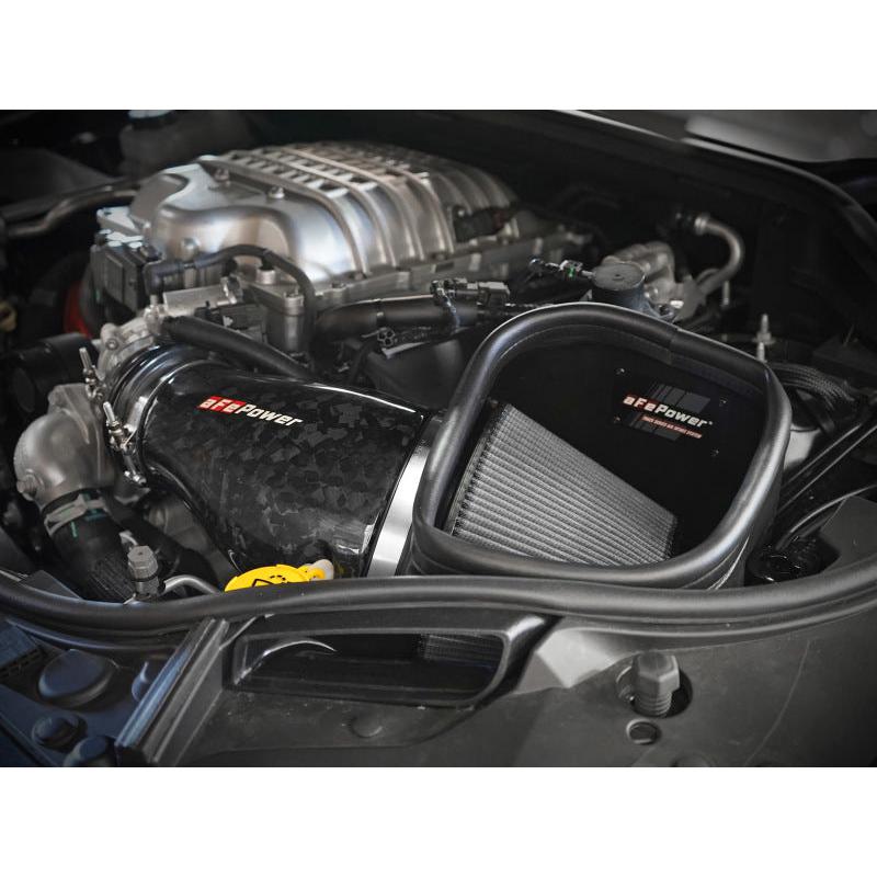 aFe 2021 Dodge Durango SRT Hellcat Track Series Carbon Fiber Cold Air Intake System w/ Pro DRY S