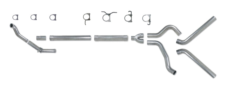 Diamond Eye KIT 4in TB MFLR RPLCMENT PIPEDUALALUM94-97 5 7 3L F250/F350 PWRSTROKE NFS-SR1 Performance