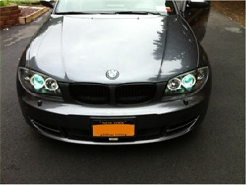 Spyder BMW E87 1-Series 08-11 Projector Headlights LED Halo Black High H1 Low H7 PRO-YD-BMWE87-HL-BK-SR1 Performance