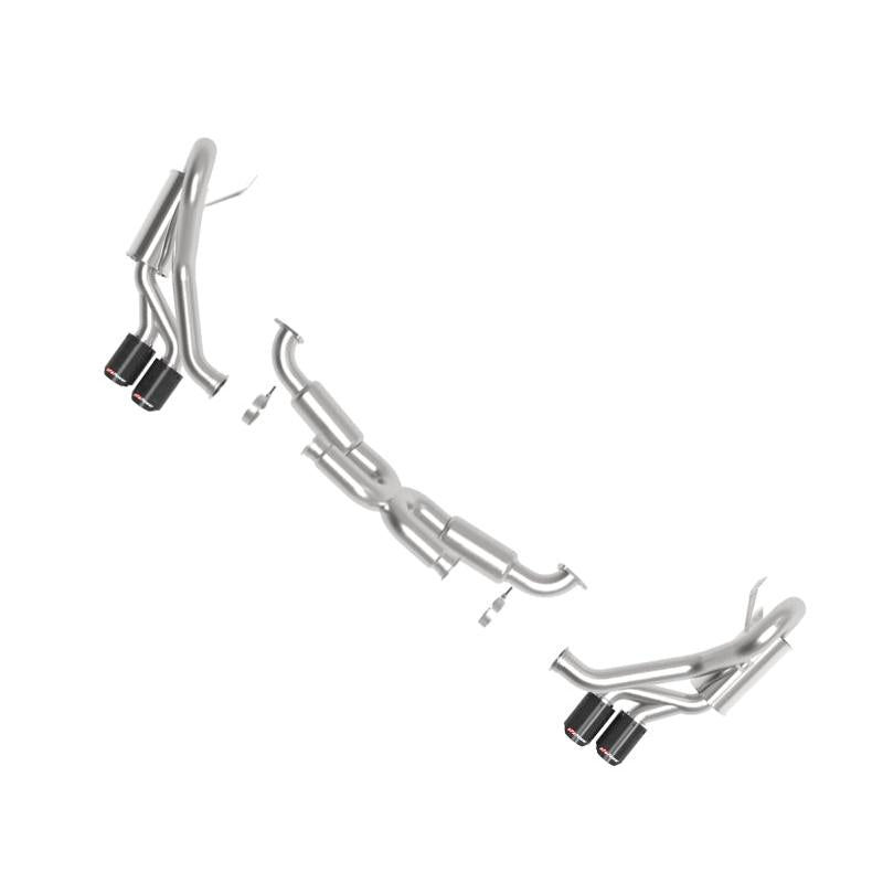 aFe MACHForce XP 12-16 Porsche 911 Carrera H6-3.8L SS-304 Cat-Back Exhaust w/Carbon Fiber Tips-SR1 Performance