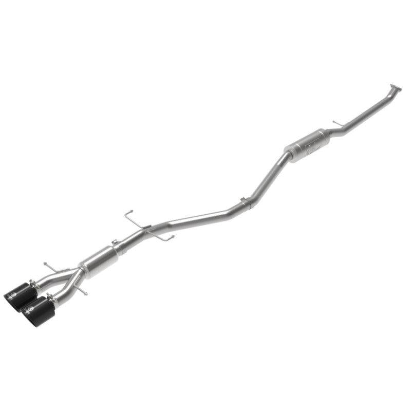 aFe Takeda 2.5in 304SS Cat-Back Exhaust System w/ Black Tips 17-20 Honda Civic Si Sedan I4 1.5L-SR1 Performance
