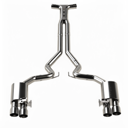 3" SS Connection-Back ULTRA X Touring Exhaust w/SS Tips. 18-26 Mustang GT 5.0L