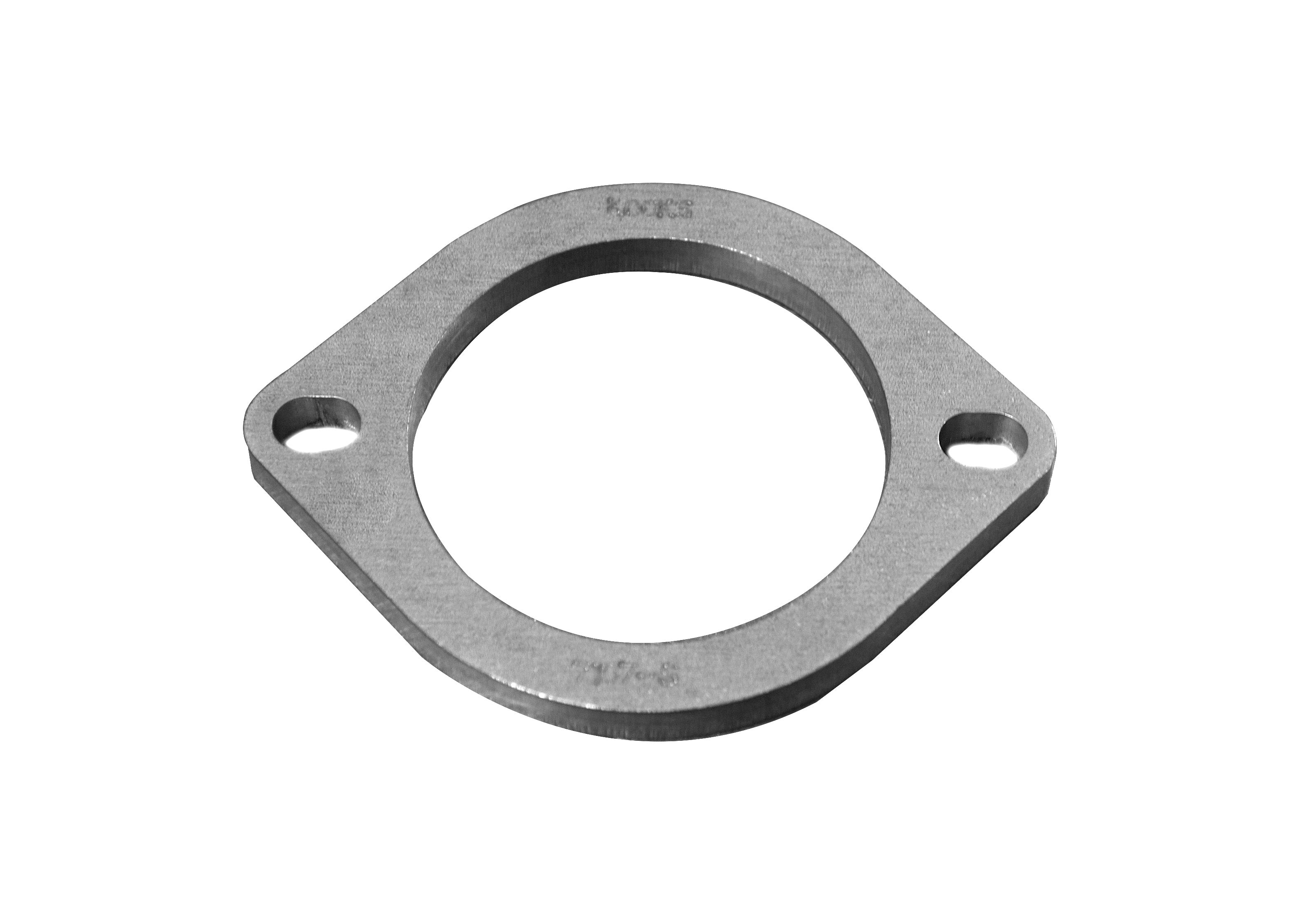 3" 2-Bolt Collector/Exhaust Flange. 3/8" Thick Stainless.