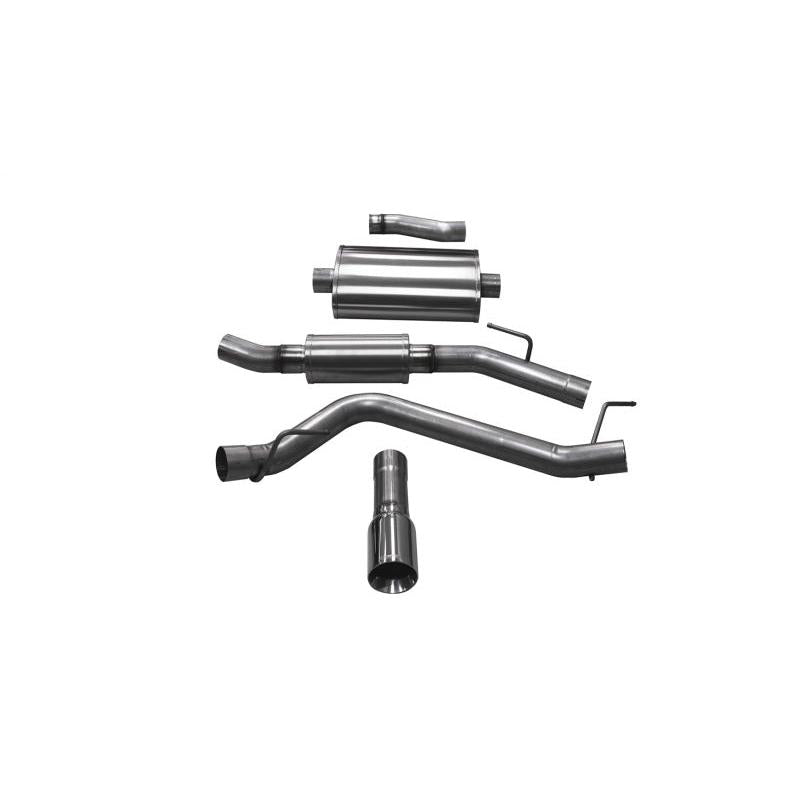Corsa 2020-2024 Jeep Gladiator JT 3.0in Cat-Back Single Touring Side Exit w/ 4.0in Polished Tip-SR1 Performance