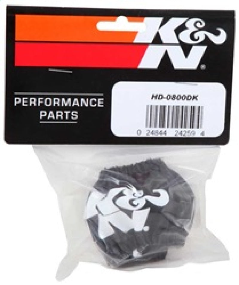 K&N Drycharger Air Filter Wrap HD-0800 Black-SR1 Performance