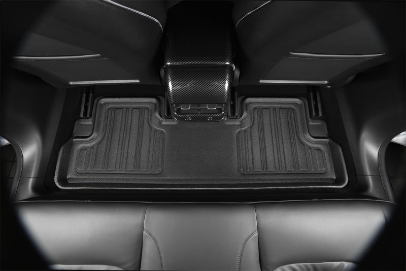 3D Maxpider 17-21 Tesla Model X Folding 7-Seat Elitect 1st 2nd 3rd Row - Floor Mat Set (Black)-SR1 Performance