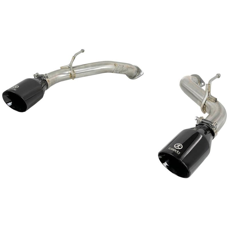 aFe Takeda 2.5in 304 SS Axle-Back Exhaust w/ Black Tips 16-18 Infiniti Q50 V6-3.0L (tt)