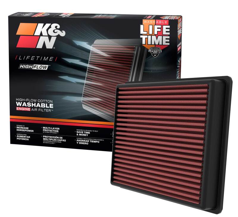 K&N 2022 Toyota Tundra V6-3.5L F/I Turbo Replacement Air Filter-SR1 Performance