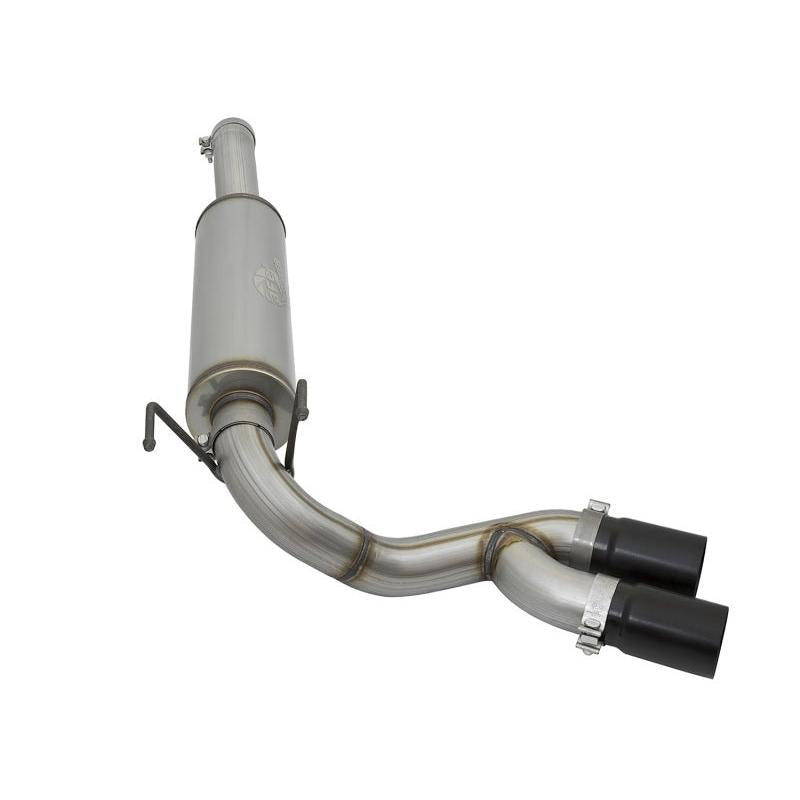 aFe Rebel Series 3-1/2in 409 SS Cat-Back Exhaust System w/Black Tip RAM 2500/3500 14-17 V8 6.4L