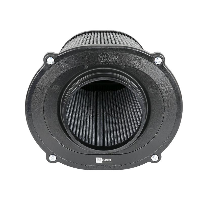 aFe Quantum Pro DRY S Air Filter Flat Top - 5in Flange x 9in Height-SR1 Performance