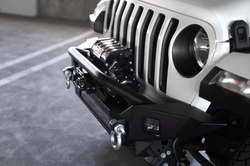 DV8 Offroad FS-7 Mid-Width Winch Front Bumper for Jeep Wrangler JL & Gladiator JT