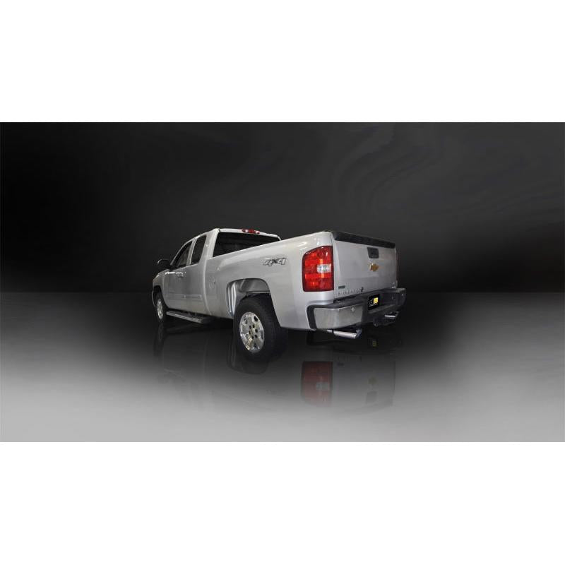 Corsa 2011-2013 Chevrolet Silverado Crew Cab/Short Bed 1500 6.2L V8 Polished Sport Cat-Back Exhaust