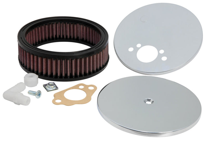 K&N Custom Round Racing Assembly Red 5.875in OD x1.313in ID x 1.813in Height-SR1 Performance