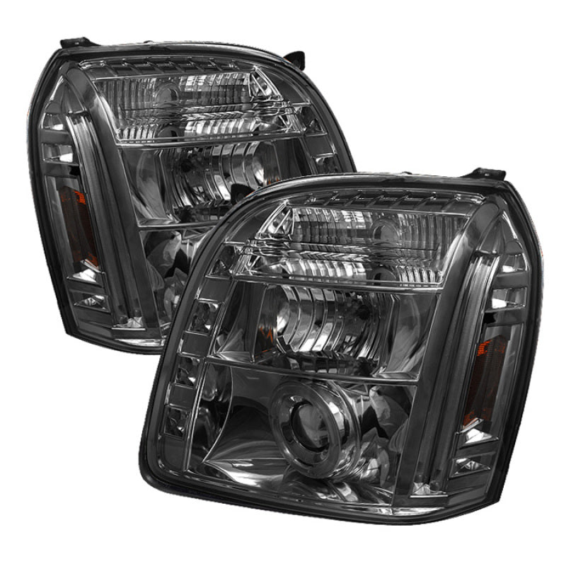 Spyder GMC Yukon 07-14/Yukon Denali 07-14 Projector Headlights LED Halo LED Smke PRO-YD-GY07-HL-SM-SR1 Performance