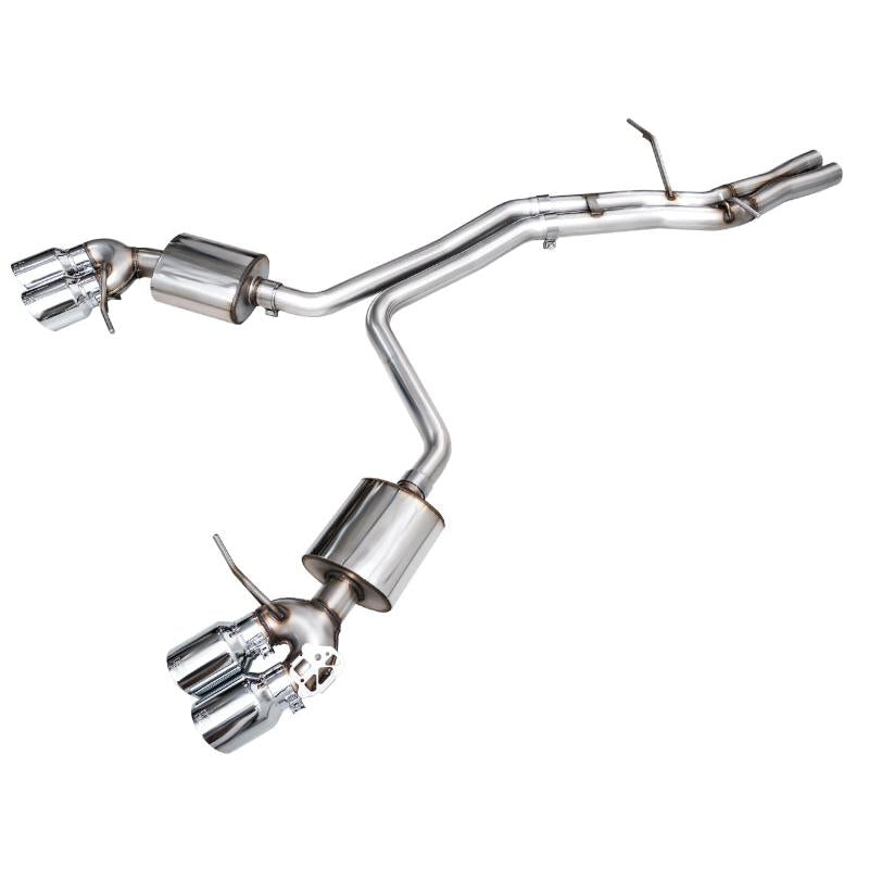 AWE Tuning 2022+ Porsche Macan 2.9TT Touring Edition Catback Exhaust w/ Chrome Silver Tips