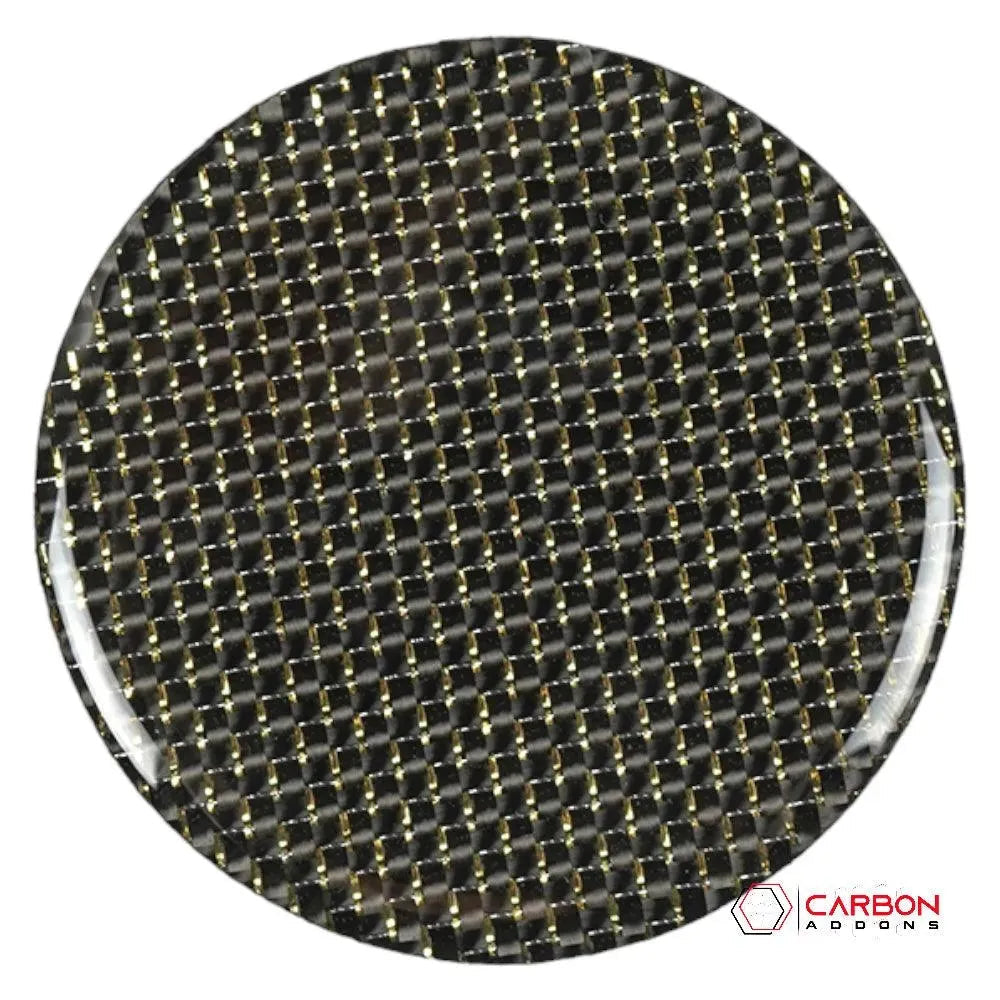 [3pcs] Real Carbon Fiber Coin & Cup Holder Trim Overlay for Ford Mustang 2015-2023 - carbonaddons Carbon Fiber Parts, Accessories, Upgrades, Mods
