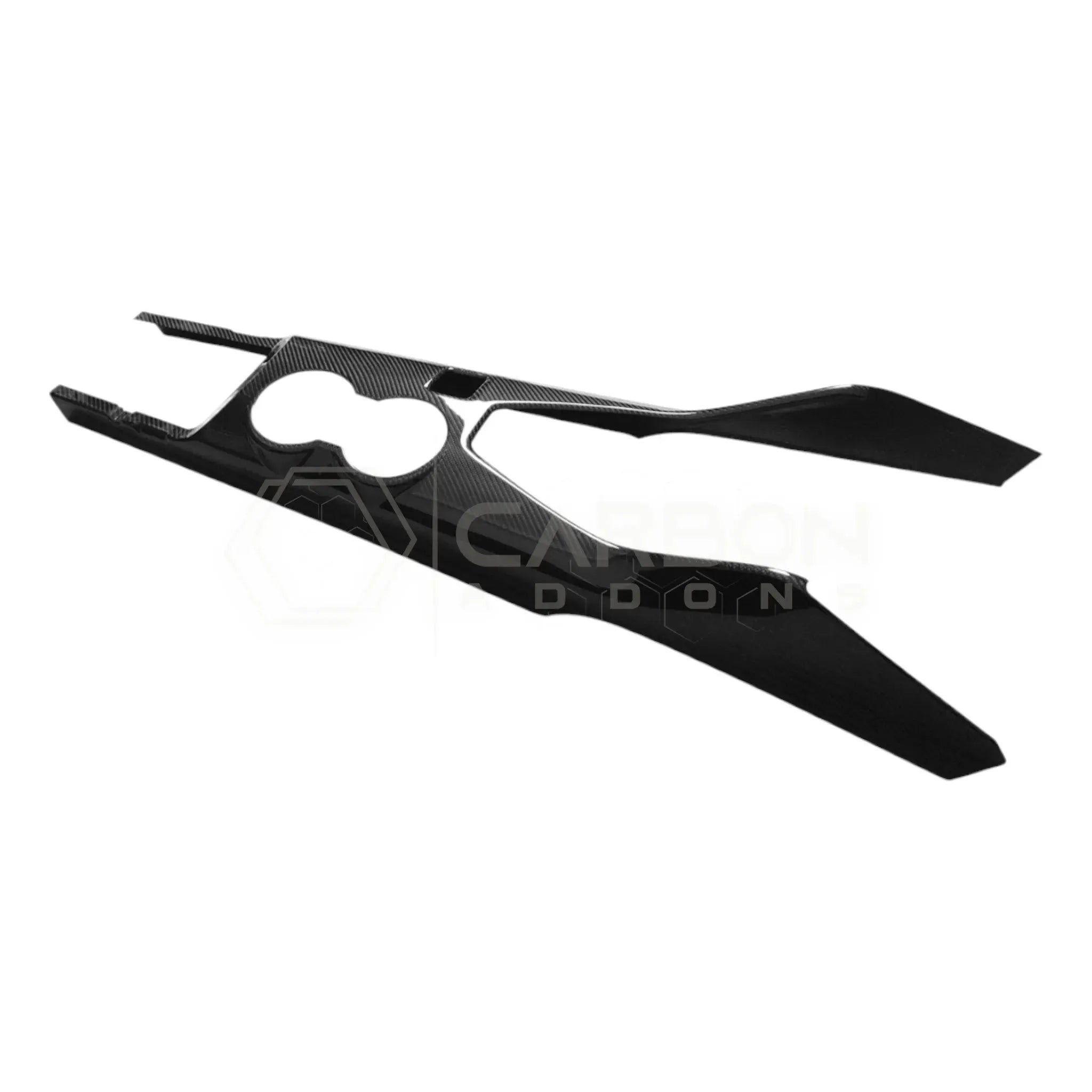 2024+ S650 Mustang Hard Carbon Fiber Center Console Trim Cover