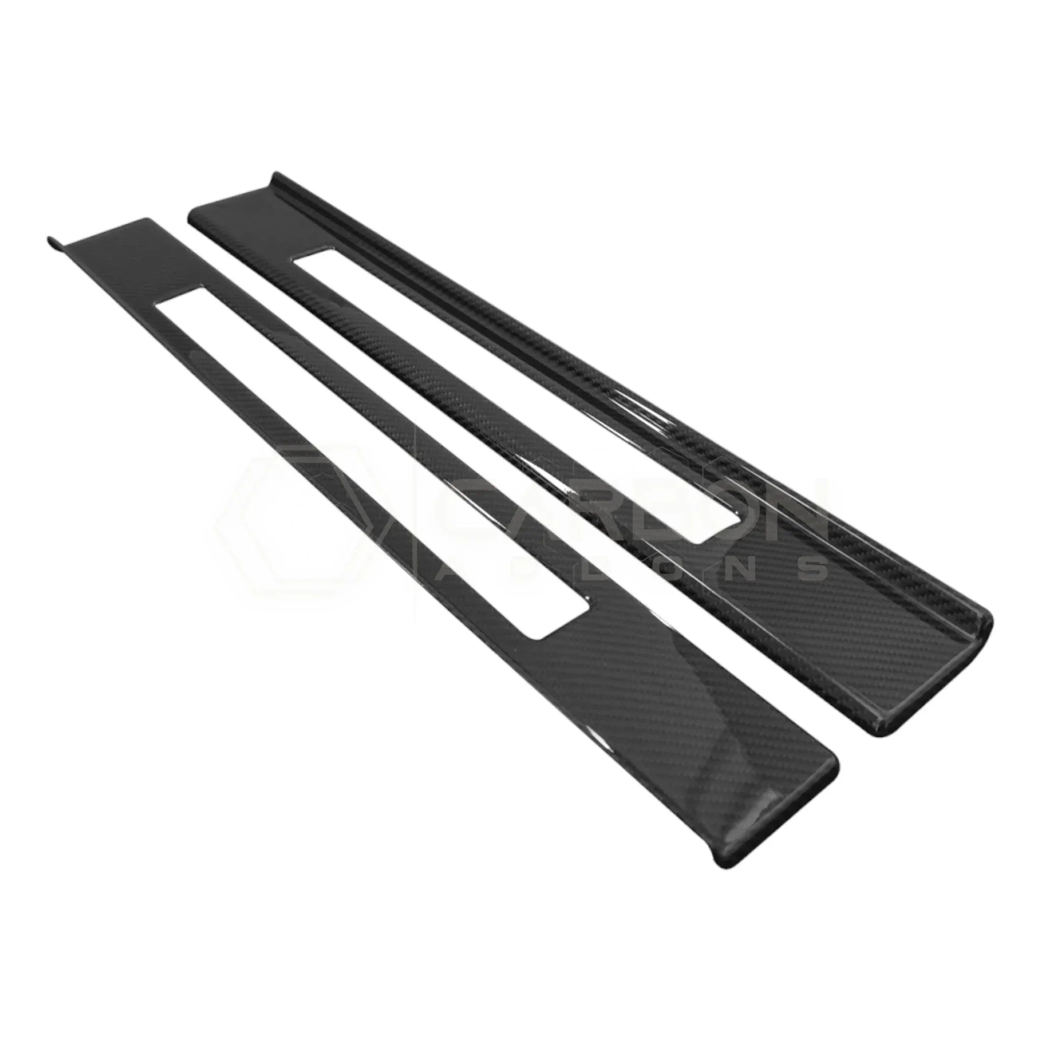 2024+ S650 Mustang Hard Carbon Fiber Door Sills Trim Cover