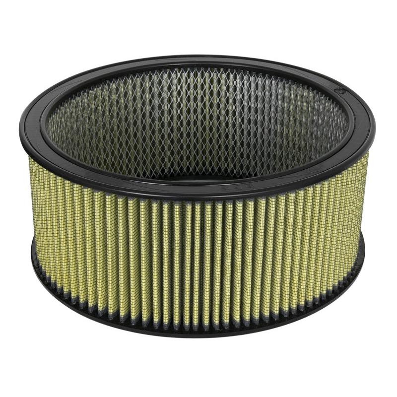 aFe MagnumFLOW Air Filters Round Racing PG7 A/F RR PG7 14OD x 12ID x 6H IN with E/M-SR1 Performance