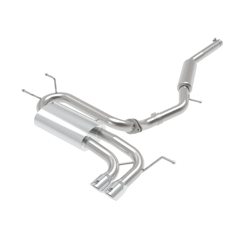 aFe Takeda 2-1/2in SS-304 Cat-Back Exhausts w/ Polished Tip 16-19 Mazda MX-5 Miata ND 2.0T-SR1 Performance
