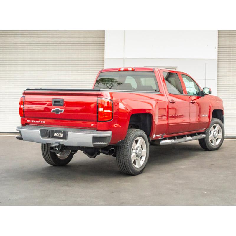 Borla 15-19 Chevy Silverado 2500 6.0L CC/STD Bed/153.7in WB S-Type Catback Exhaust Black Chrome Tip