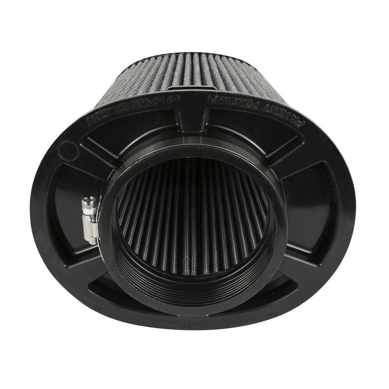 aFe Magnum FLOW Pro DRY S Universal Air Filter F-4in. / B-(8X6.5) MT2 / T-(5.25 X 3.75) / H-7.5in.-SR1 Performance